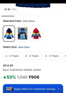 kids jacket 5 to ,7 year