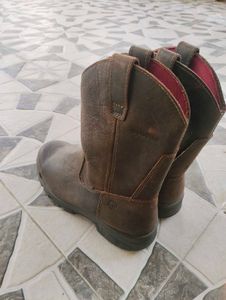 Wolverine Brown Leather Boots- US Imported