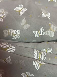 Butterfly Print Chiffon Saree