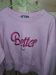 Cute Light Pink Sweatshirt