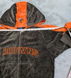 NFL Reebok Browns Hoodie Jacket