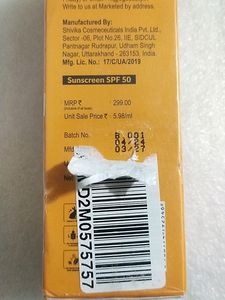OG Beauty Science Sunscreen 50+++