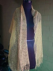 Vintage Knit Shawl Set