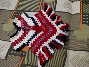 Handmade Crochet dress 0-6 months