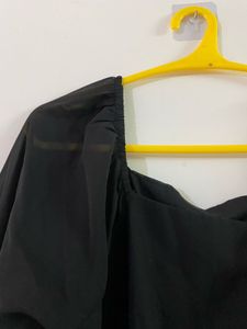 Elegant Black Tiered Maxi Dress