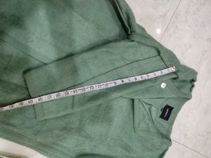 Green Casual Coat