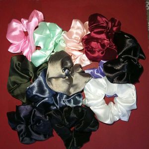 Silk Hair Scrunchies