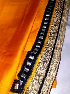 Beautiful Yellow Saree For Haldi
