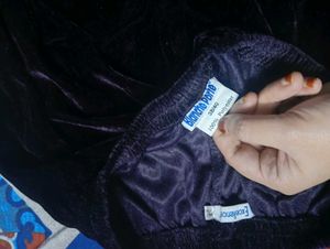 Velvet Wide Leg Pants