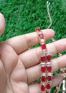 Red Stone Bracelet🔥🌟 ONLY RS 2500 🌟🔥