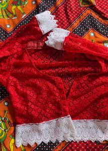 Net Koti/shrug For Blouse And Top Dress