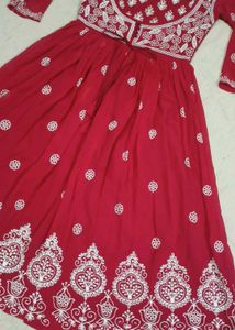 Lucknowi Kadayi Frock Pant &amp; Dupatta