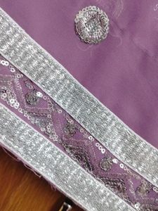 Elegant Purple Saree