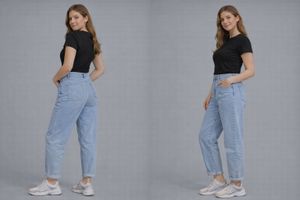 Light Wash Mom Jeans