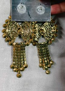 Vintage Rhinestone Statement Earrings
