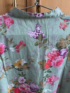 Floral Print Long Sleeve Blouse