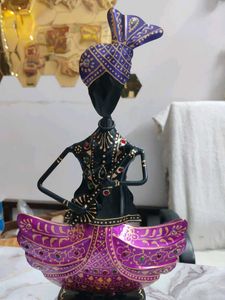 Beautiful Craft Men Set Of 3 Metallic Body For Hom