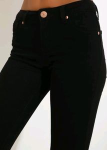 Grunge Lulu and Sky Charcoal Black Cigarette Jeans
