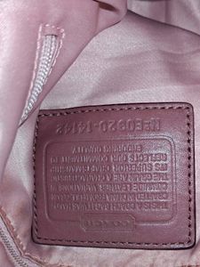 Coach Leather Shoulder Bag