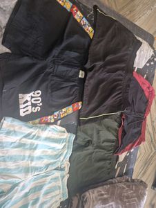 combo of 5 new Assorted Men's Shorts Bund