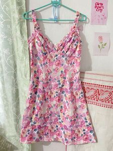 urbanic pink floral dress