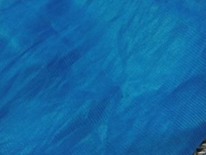 3 Miter Blue Fabric Piece