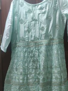 Elegant Embroidered Ethnic Gown