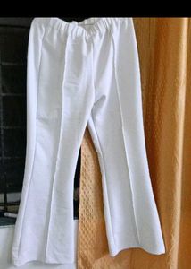 White Flared Pants
