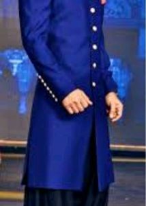 SHAHRUKH KHAN BLUE SHERWANI
