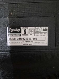 Prestige PIC 20 Neo 1600W Induction Cooktop