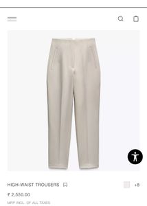 Zara Beige Trouser