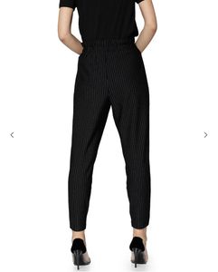 ONLY Striped Pants with Waist Tie-Up 🖤