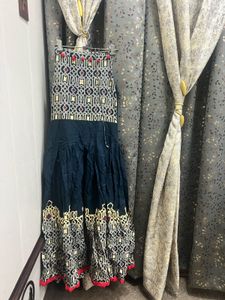 Boat Neck Dori Style Dress