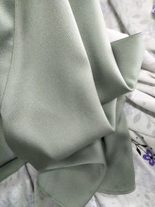 Asymmetrical Pastel Green Skirt