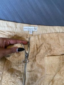 Corduroy Mini Skirt