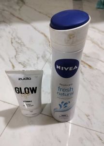 Nivea Deodorant And Zudio Tinted Moisturizer