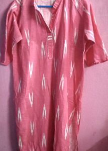 Elegant Pink Kurti | Almost New | Washed &amp; Ironed