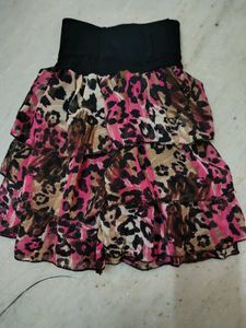 Girls mini Skirt Printed