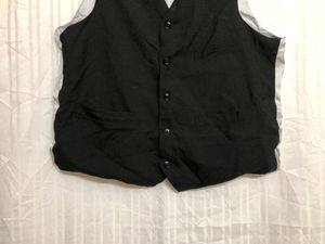 Black Formal Waistcoat