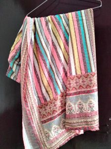 Aqua Embroidered Kurti