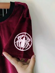 Wine Colour Party A-line Dress