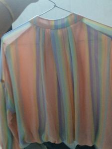 HnM Rainbow Color Blouse
