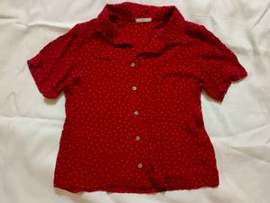 Polkadot Half Shirt