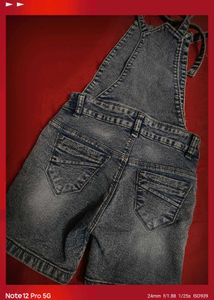 Denim Minnie Mouse Dungaree