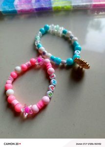Beaded Bracelets - Set of 2