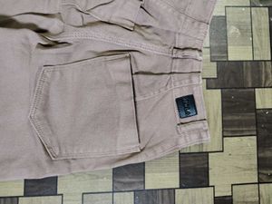 Wide Leg Tan Pants