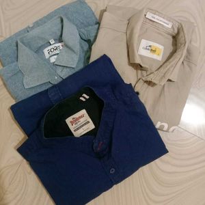 Pack Of 3 Men's  Shirt