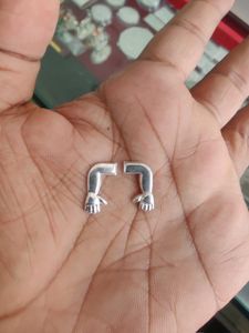Pure Silver Hand For Pooja Used