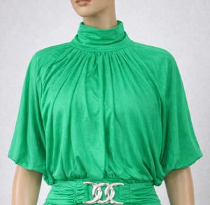 Green Top with Silver Accent