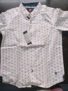 Urban Hub Boys' Casual Shirt